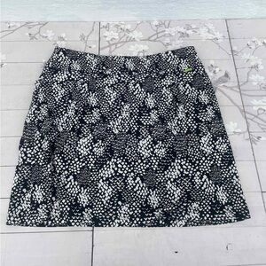Swing control Chic Black and White A-Line Skirt